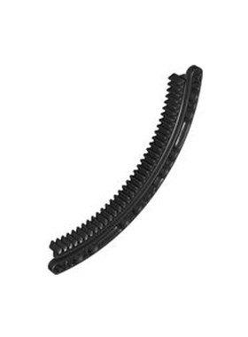 LEGO 乐高 24121 11×11 1/4圆环形齿条 黑色6224911 6322255