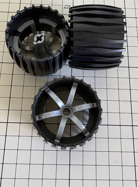 LEGO乐高 42158毅力号火星探测器轮胎 塑料胎 6414501