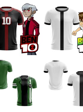 夏季潮流热卖 外星英雄田小班Ben10系列3D短袖cos动漫儿童短T