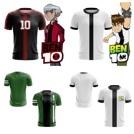 夏季潮流热卖 外星英雄田小班Ben10系列3D短袖cos动漫儿童短T