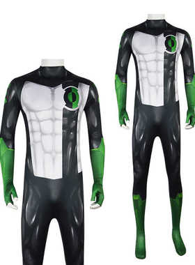 万圣节爆款 绿灯侠凯尔·雷纳Kyle Rayner 舞台表演服装cos扮演服