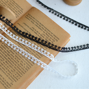 蕾丝花边辅料精细水溶刺绣花边袖口领口花边旗袍服装装饰材料