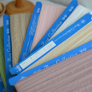 真丝棉布对丝边睫毛边新款 bjd手工花边娃衣棉料PH风铺