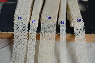 花边辅料米黄色纯棉棉线蕾丝花边