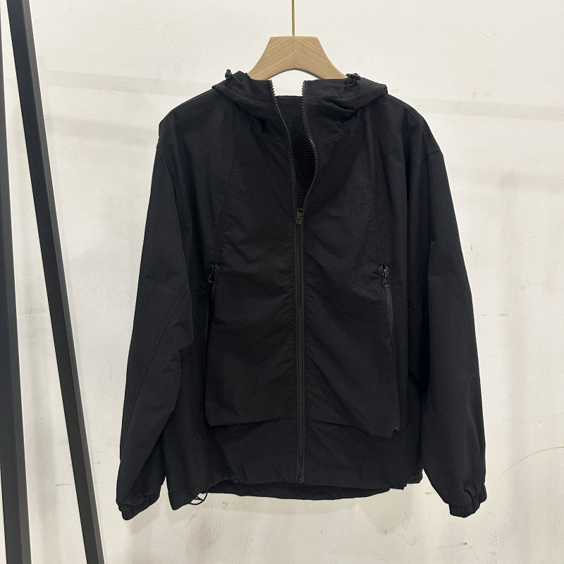 2026春季新款时尚宽松连帽抽绳大口袋百搭休闲冲锋衣外套女26005,女装/女士精品,短外套,淘宝优惠券,粉丝福利购,淘宝优惠卷