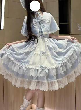 古早lolita公主风JSK连衣裙doll感少女洛丽塔优雅斗篷小女生礼服