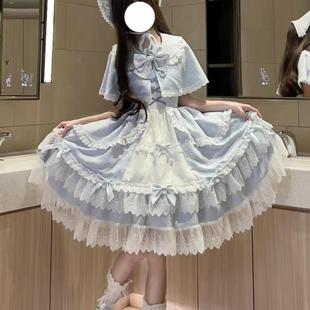 古早lolita公主风JSK连衣裙doll感少女洛丽塔优雅斗篷小女生礼服
