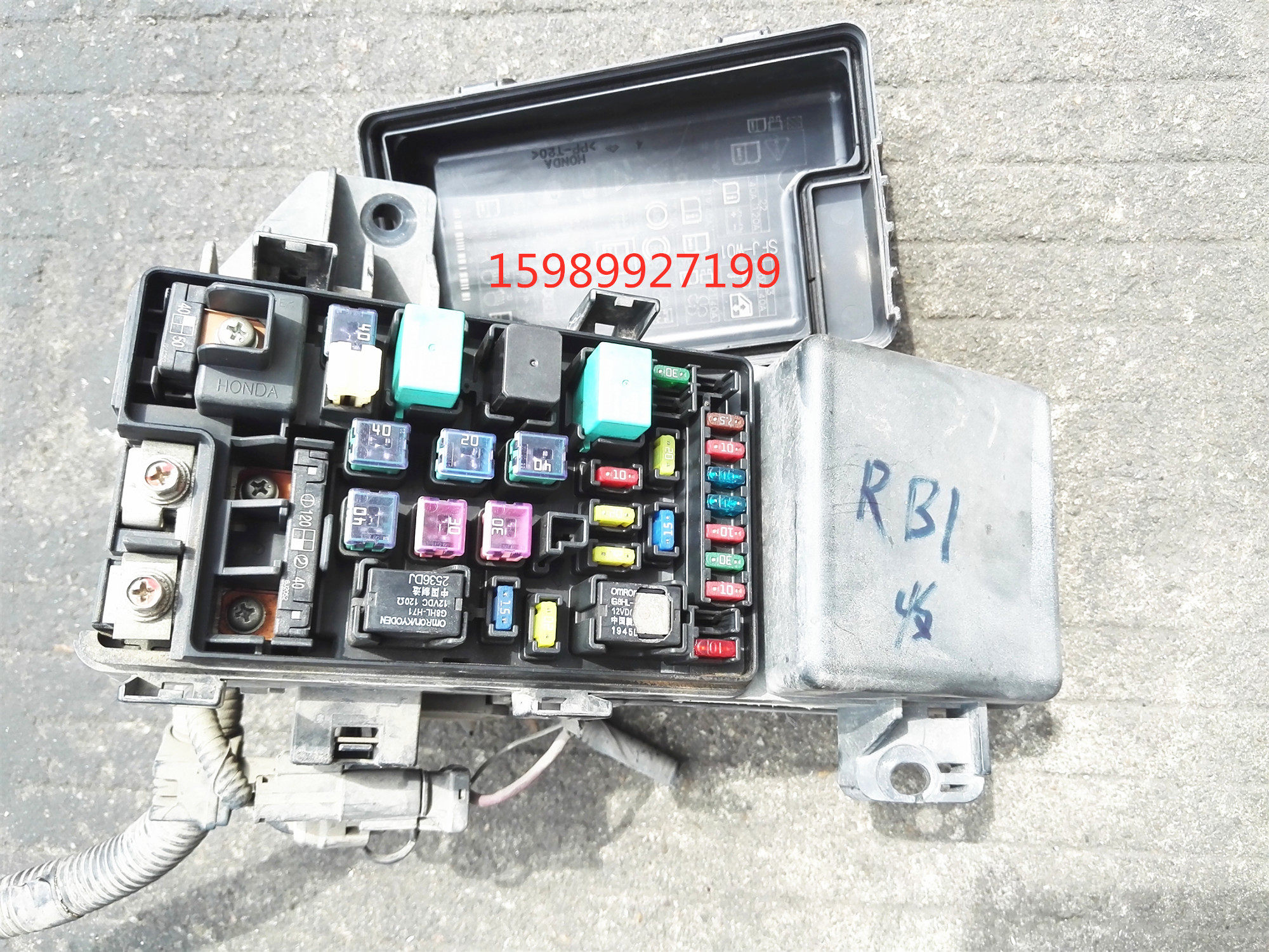 适用奥德赛rb1室内保险丝盒总成 机舱保险盒 继电器盒总成拆车