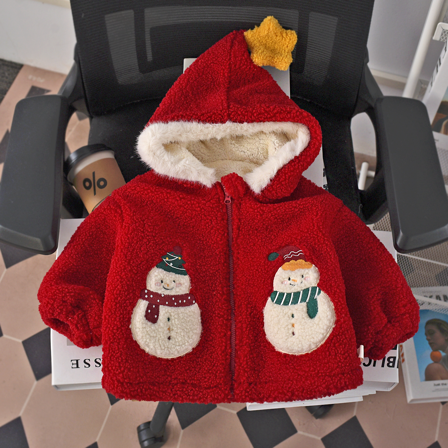 宝宝外套加绒冬装女童外套保暖毛毛衣新年红色红色冬季婴儿拜年服,童装/婴儿装/亲子装,普通外套,淘宝优惠券,粉丝福利购,淘宝优惠卷