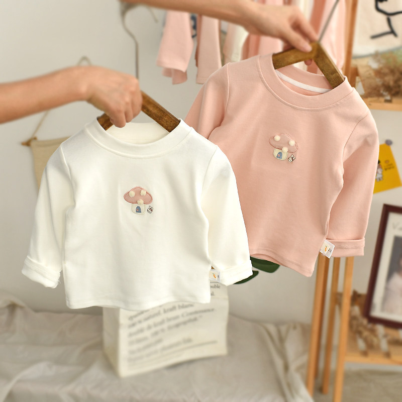 女童长袖t恤2026春装新款洋气儿童衣服白色体恤女孩宝宝纯棉上衣,童装/婴儿装/亲子装,T恤,淘宝优惠券,粉丝福利购,淘宝优惠卷