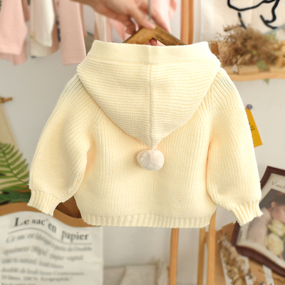 小童韩版休闲春秋季连帽开衫