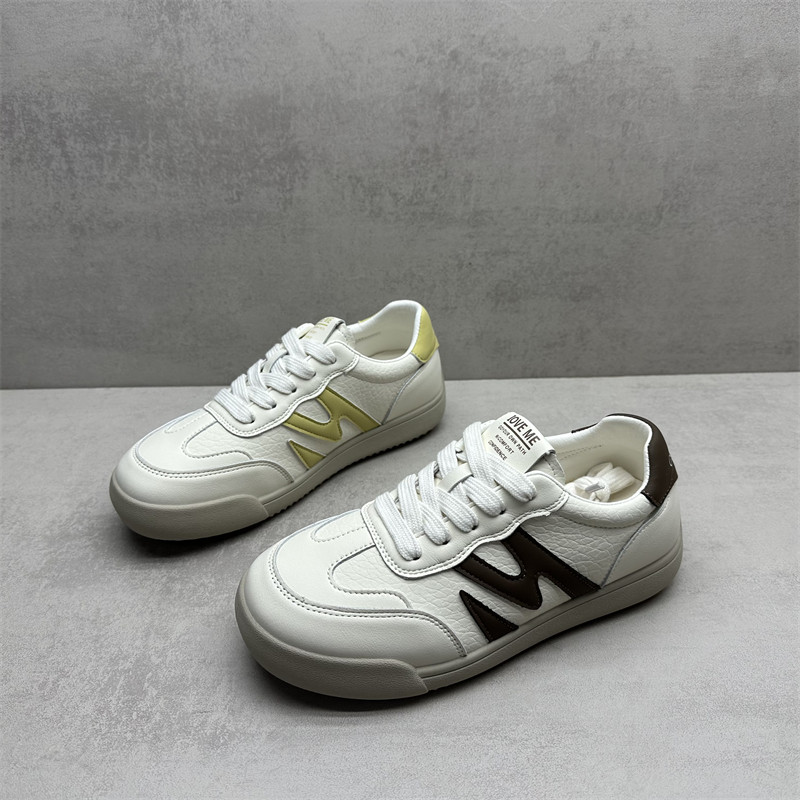 撤柜处理断码女鞋2026春季新款小白鞋圆头系带平底运动休闲鞋板鞋,女鞋,时尚休闲鞋,淘宝优惠券,粉丝福利购,淘宝优惠卷