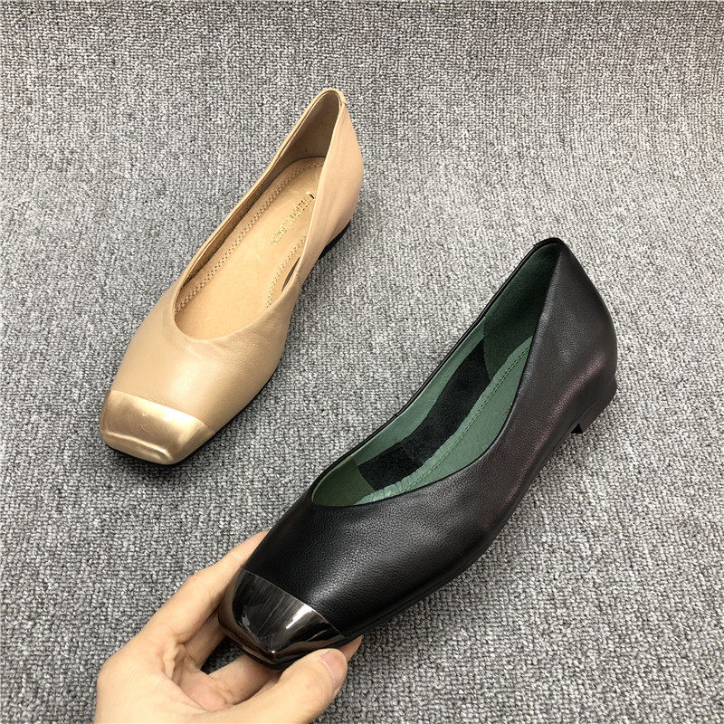 外贸处理断码真皮女鞋舒适单鞋