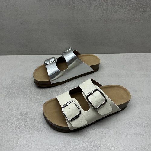 2026夏季女皮带扣厚底防滑一字拖