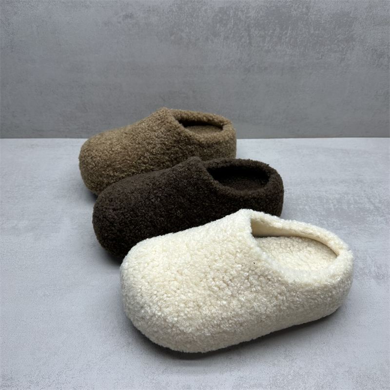 断码处理2025秋冬新款女鞋韩版百搭厚底包头拖鞋舒适外穿保暖拖鞋