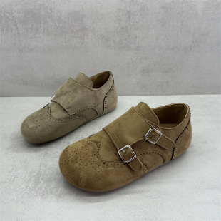 撤柜处理断码女鞋2026春款勃肯鞋内增高一脚蹬懒人鞋圆头复古单鞋