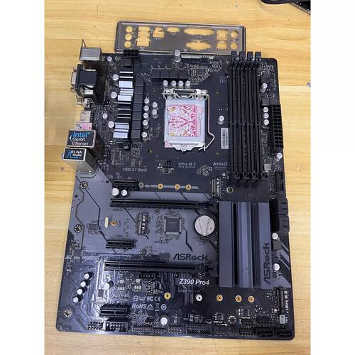 议价华擎Z390 PRO4 主板 功能正常，，实物图拍摄
