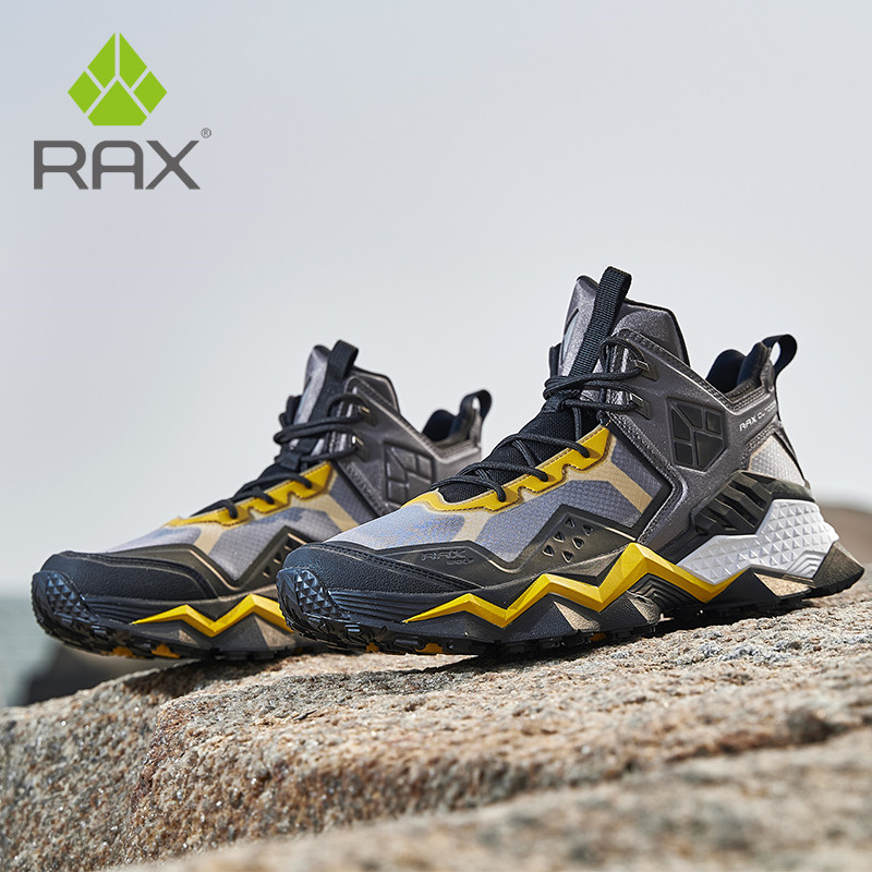 rax新款户外登山鞋男徒步鞋轻便旅游鞋沙漠男款爬山鞋鞋男式鞋履