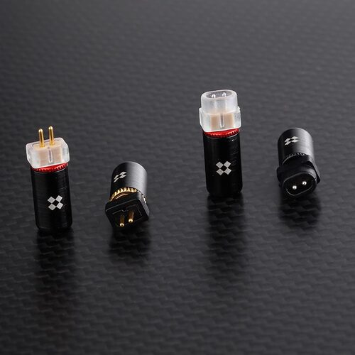 0.78带凹槽耳机插针转平口凸口全包围转换套0.78耳机插针保护套