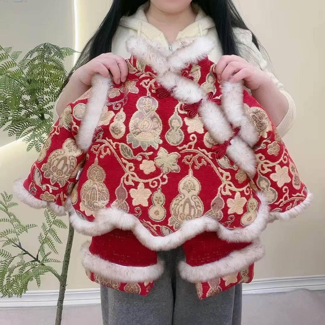 【加绒加厚】女童新年装儿童冬季加绒加厚红色衣服宝宝喜庆拜年服,童装/婴儿装/亲子装,其它,淘宝优惠券,粉丝福利购,淘宝优惠卷