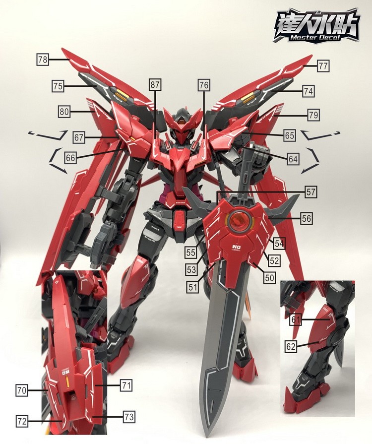 大林水贴 GN15 MG 暗物质能天使 1/100 魔改水贴 达人DARK MATTER