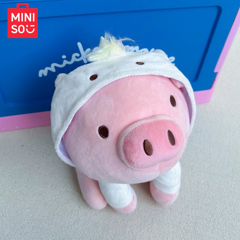 MINISO9.4寸束发睡衣呆呆猪(猫)图片