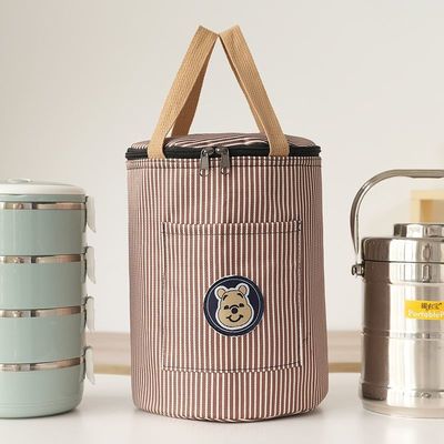 圆形饭盒袋便当包保温包