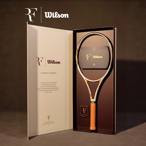 Wilson威尔胜费德勒白金名人堂纪念26款RF01碳纤维专业网球拍礼盒