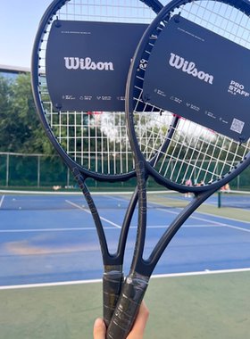威尔胜Wilson2025新款Pro Staff97LS V14小黑拍290g全碳素网球拍
