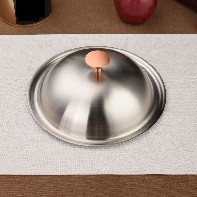 微瑕钛锅盖304不锈钢锅盖高拱盖钢盖玻璃盖加厚1mm,厨房/烹饪用具,锅盖,淘宝优惠券,粉丝福利购,淘宝优惠卷