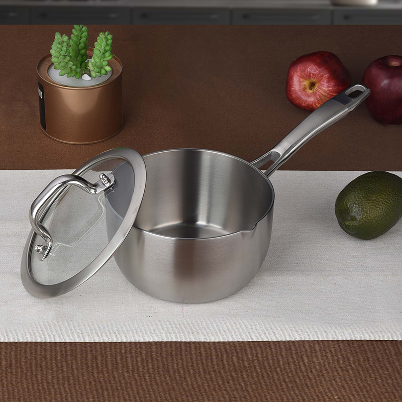 德国caseten/蛙标纯钛奶锅