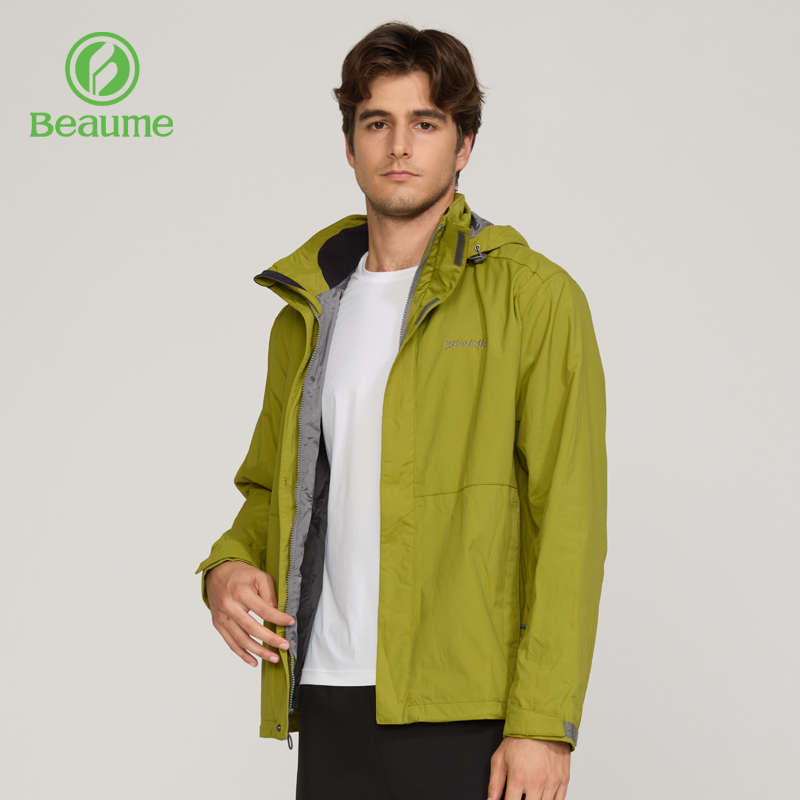 Beaume连帽夹克外套男春秋登山服
