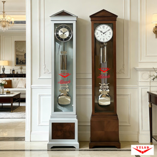 利时达德国赫姆勒落地钟客厅机械座钟新中式轻奢欧式别墅整点报时