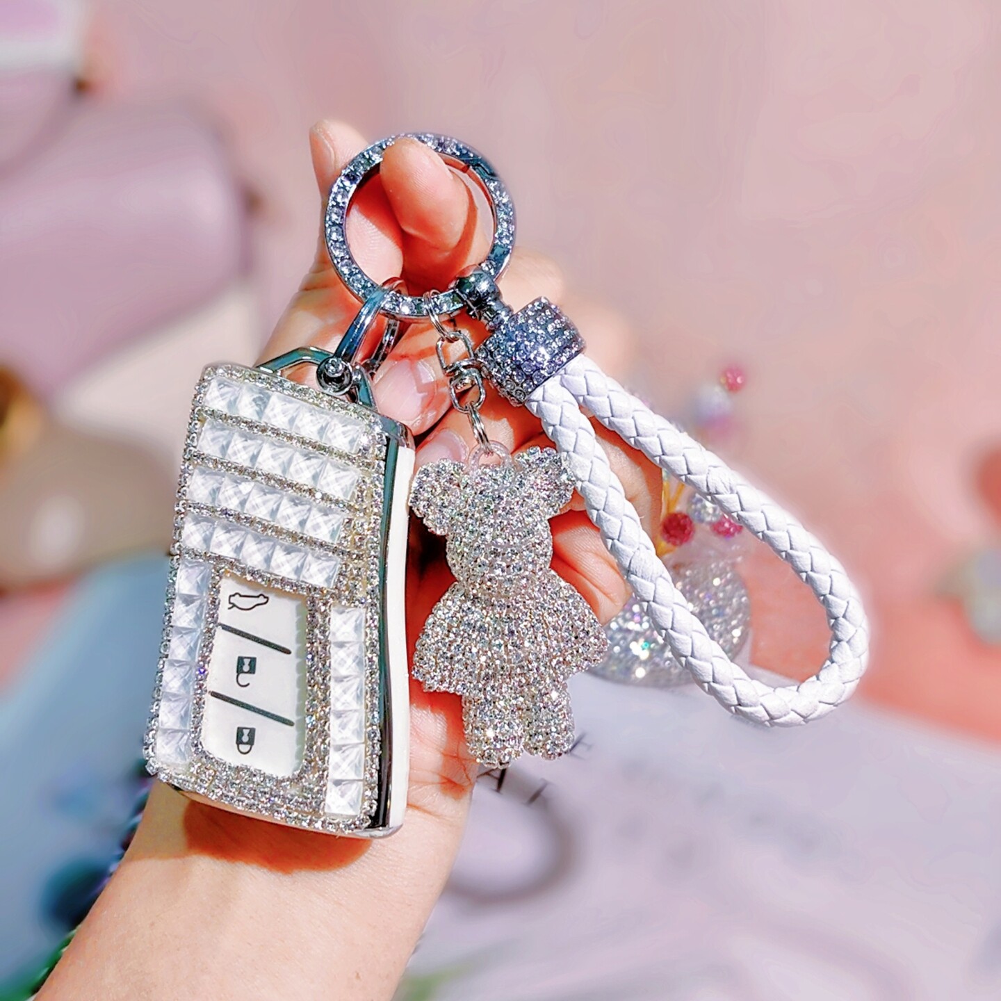 专用于雷克萨斯钥匙套es200/es300h/rx350h/nx260/ux钻石ls包扣女