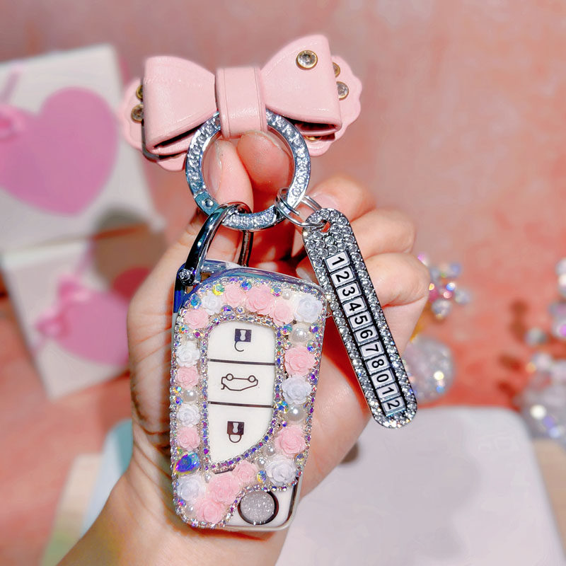 适用丰田卡罗拉钥匙套雷凌女锐志锐放折叠荣放车汉兰达扣威兰达壳