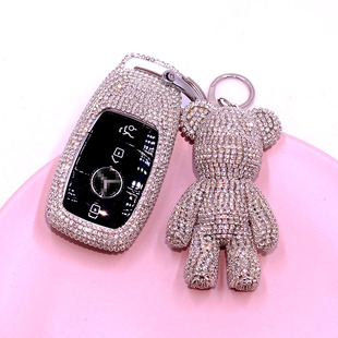 专用于奔驰汽车钥匙包套新E级E200L E300L E320L壳扣S级S320L女18