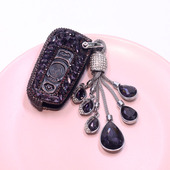 1系可爱女神汽车遥控包真皮 时尚 专用于宝马x1钥匙套老款 x5插入式