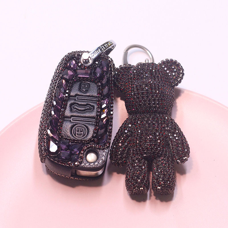专用于奥迪a3钥匙套a5镶钻q5L时尚q2l女q3包镶钻a4l真皮a1扣a6l,汽车用品/电子/清洗/改装,车用钥匙包,淘宝优惠券,粉丝福利购,淘宝优惠卷