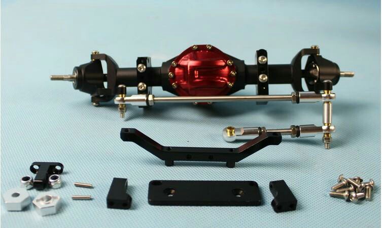 1:10 攀爬车 仿真车 全金属车桥 H2 车桥 D90 scx10 rc4wd cc01