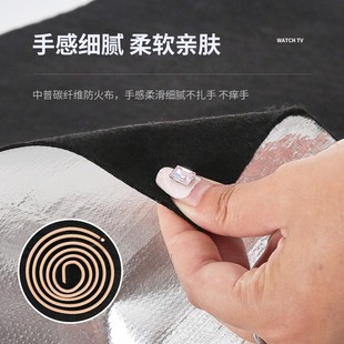 香炉熏香盒防火布防火隔热垫阻燃棉防火纸防火棉耐高温棉圆形家用