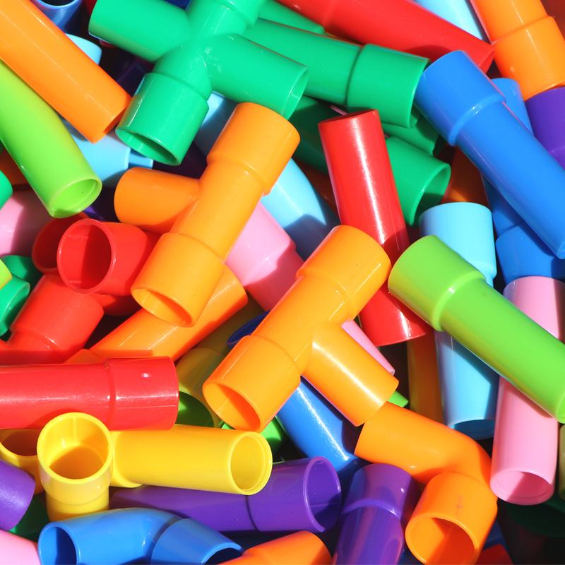 水管道积木拼装儿童式益智力宝宝