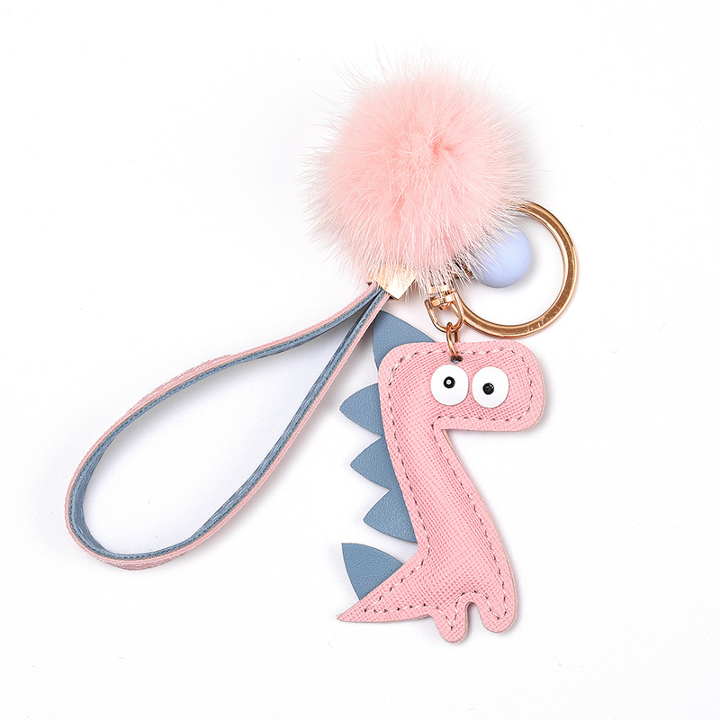 小恐龍鑰匙扣女韓國可愛創意水貂毛汽車鑰匙鏈包包挂件挂飾在類目 節慶用品/禮品, 創意禮品, 鑰匙扣中 - 來自Buy2taobao.com提供專業的淘寶代購服務