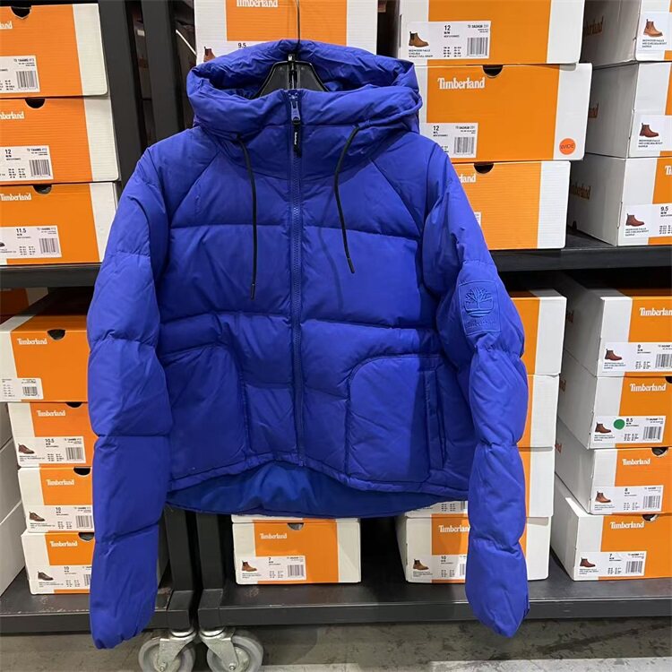 YANYAN美国代购Timberland/添柏岚女士短款羽绒服 时尚休闲款棉衣