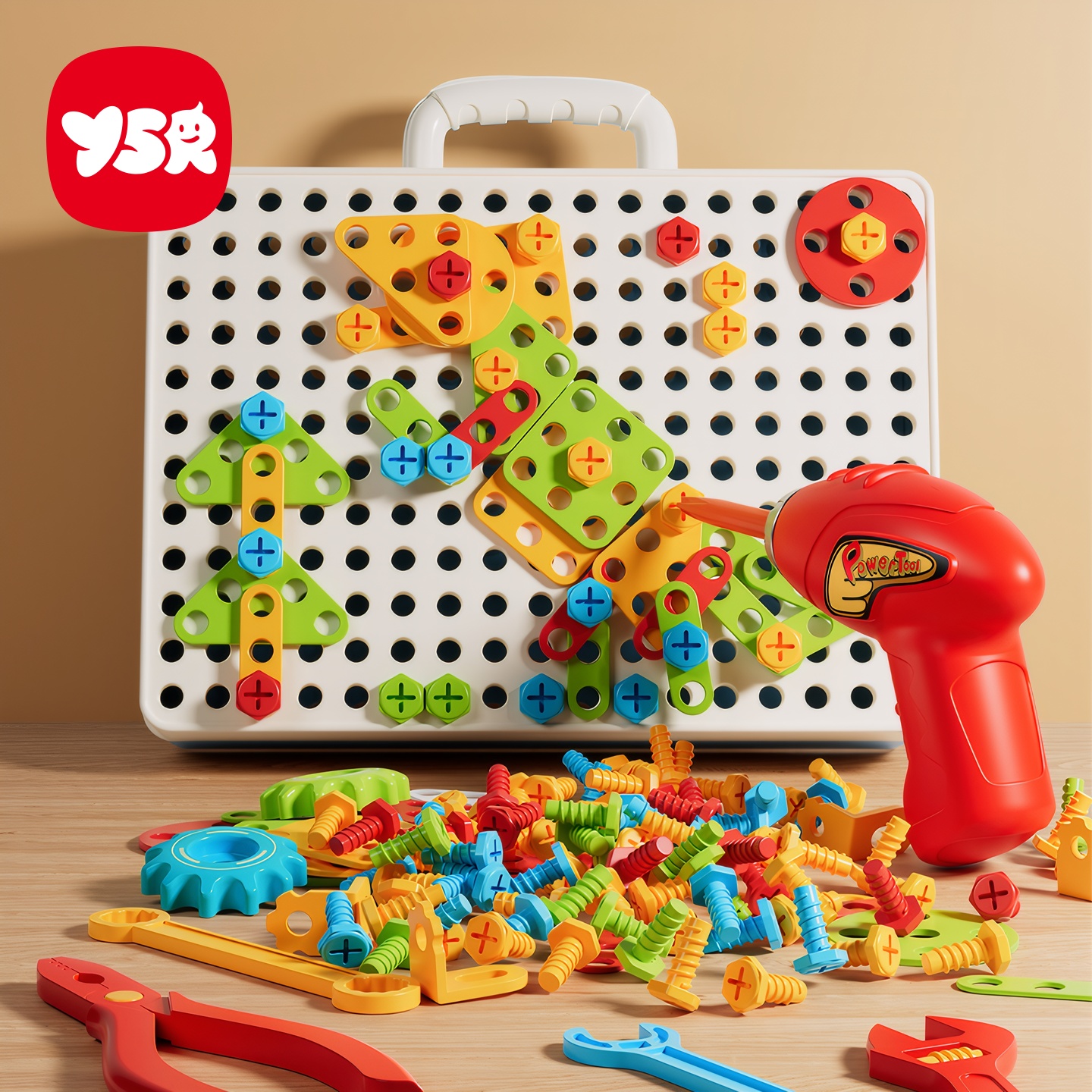 儿童拧螺丝钉组装拆卸智力