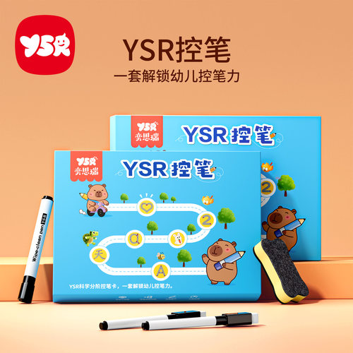 YSR奕思瑞控笔训练幼儿园儿童练习宝宝专注力卡早教启蒙益智玩具