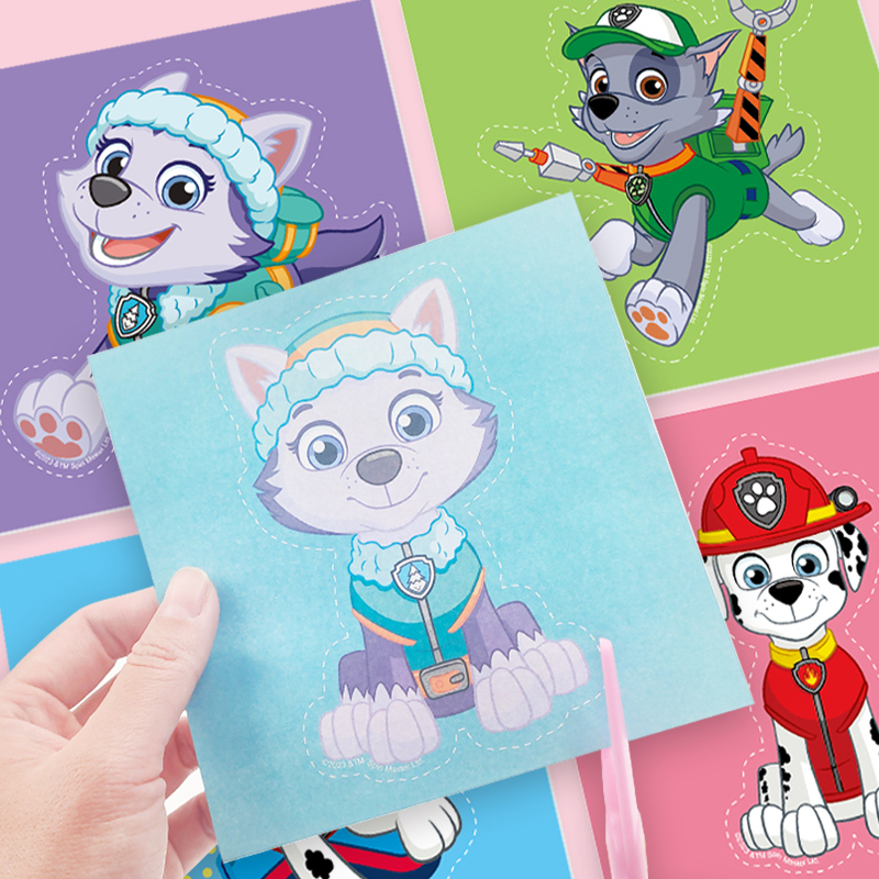 汪汪队剪纸儿童手工幼儿园宝宝入门小男孩奥特曼益智趣味玩具套装