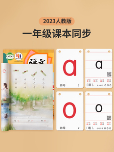 一年级拼音拼读训练卡片上册识字儿童汉语学习神器字母卡全套小学