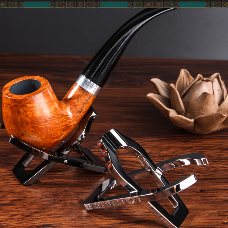 不锈钢烟斗架折叠式金属斗架便携 单位斗架架子架托 烟斗配件烟具