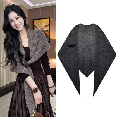 2025新款三角披肩早秋氛围感流行