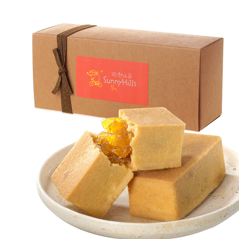 台湾特产正品微热山丘手工凤梨酥10入网红糕点伴手礼包装包邮